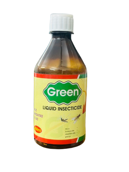 Green Liquid Insecticide (S-biothrin 0.2% + Permethrin 0.5% + Tetramethrin 0.2%)