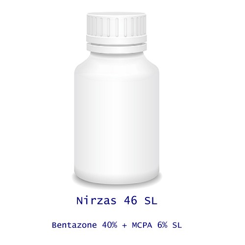 Nirzas 46 SL   (Bentazone 40% + MCPA 6% SL)
