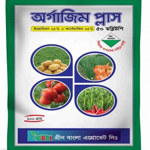 Orgazim Plus 50 WP (Iprodione 25% + Carbendazim 25% WP)